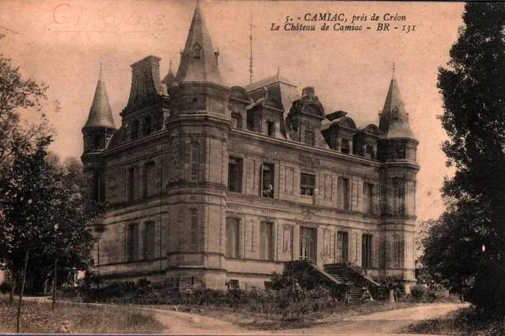 Carte postale ancienne du château de Camiac